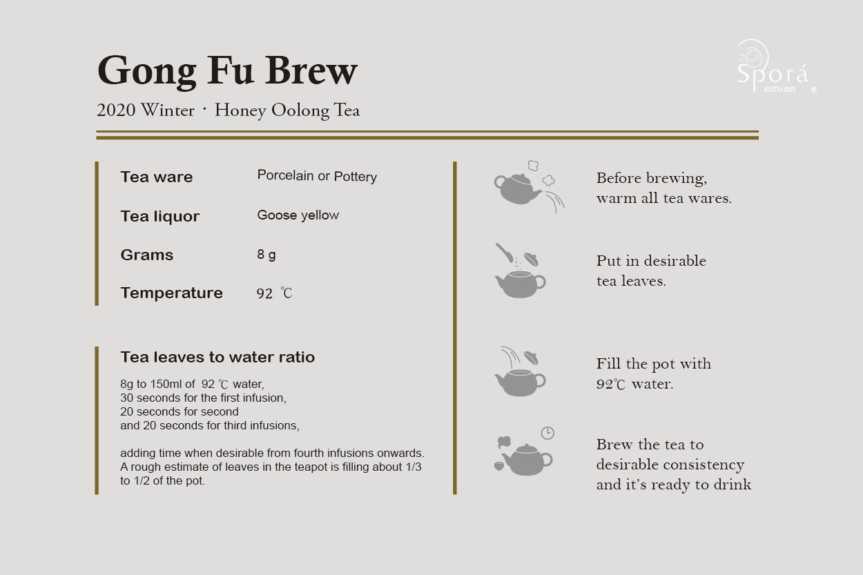 2020 Winter Mi Xiang ( honey aroma) Oolong